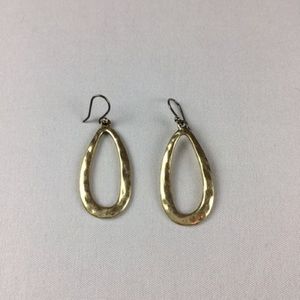 Gold Tone Drop Earrings